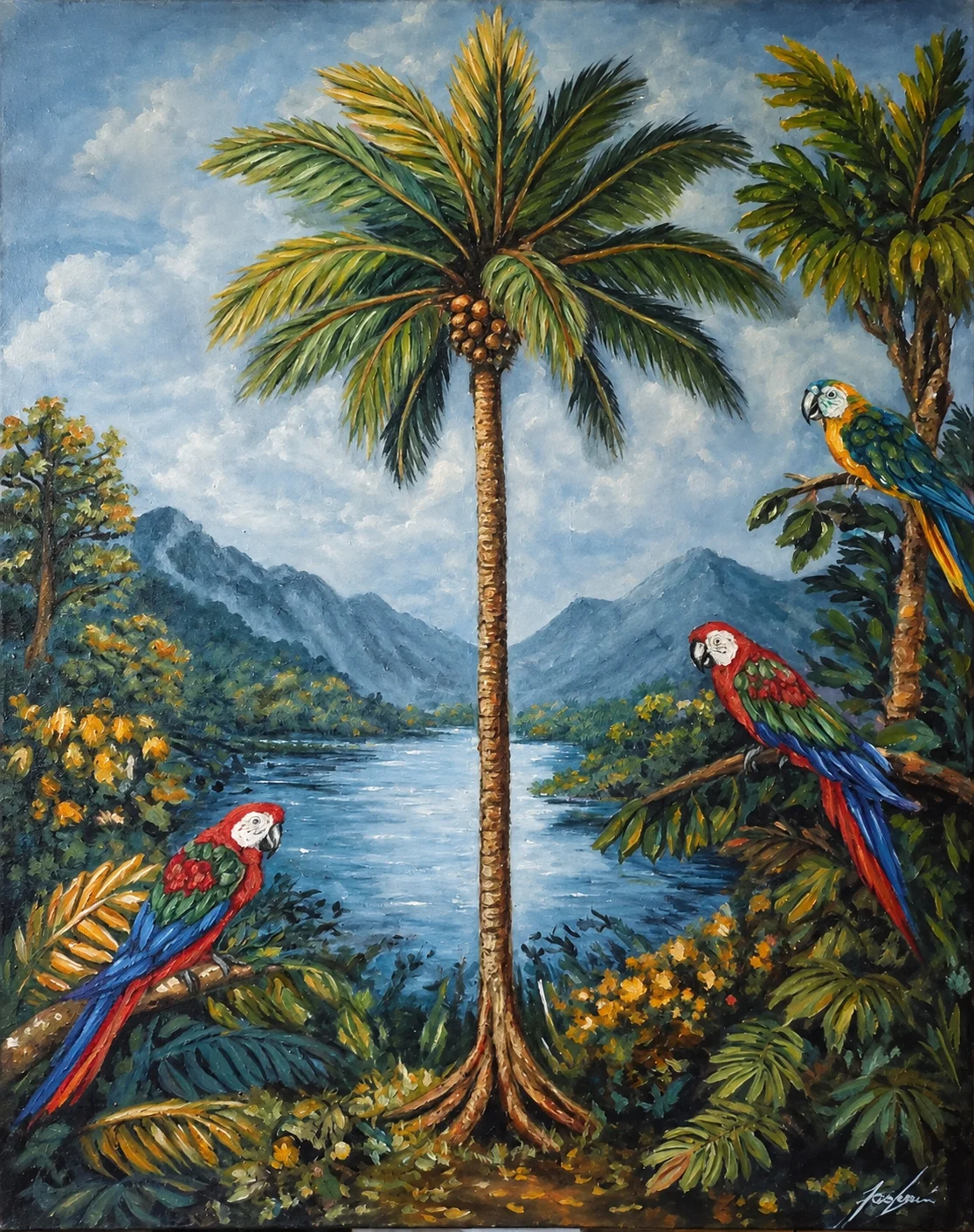 Commissioned Jeané Lewin artwork